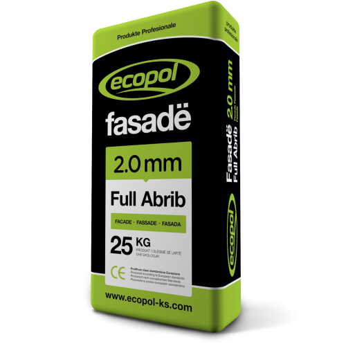 Fasadë 2.0 mm full abrib