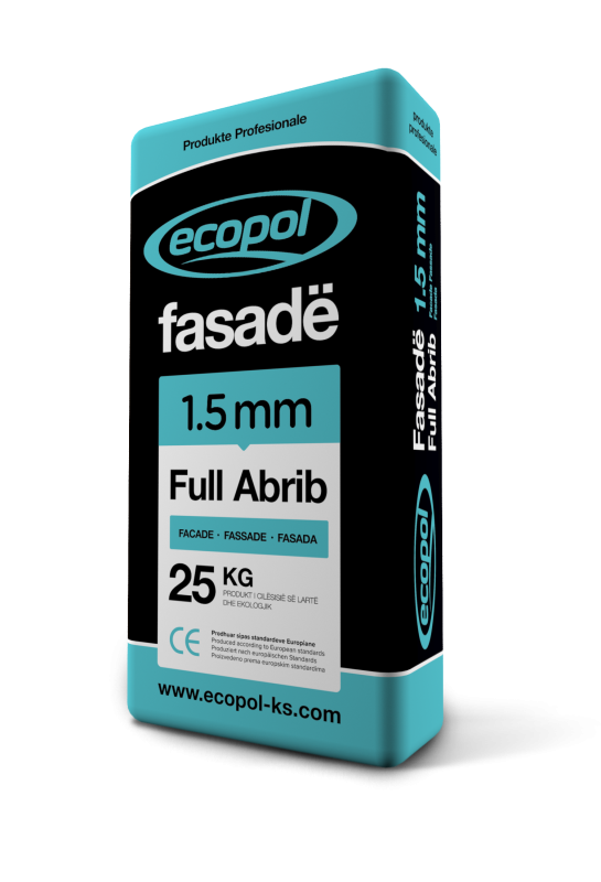 Fasadë 1.5 mm full abrib